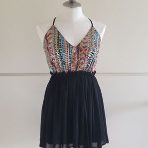Windsor Black Chiffon& Colorful Sequin Mini, Small